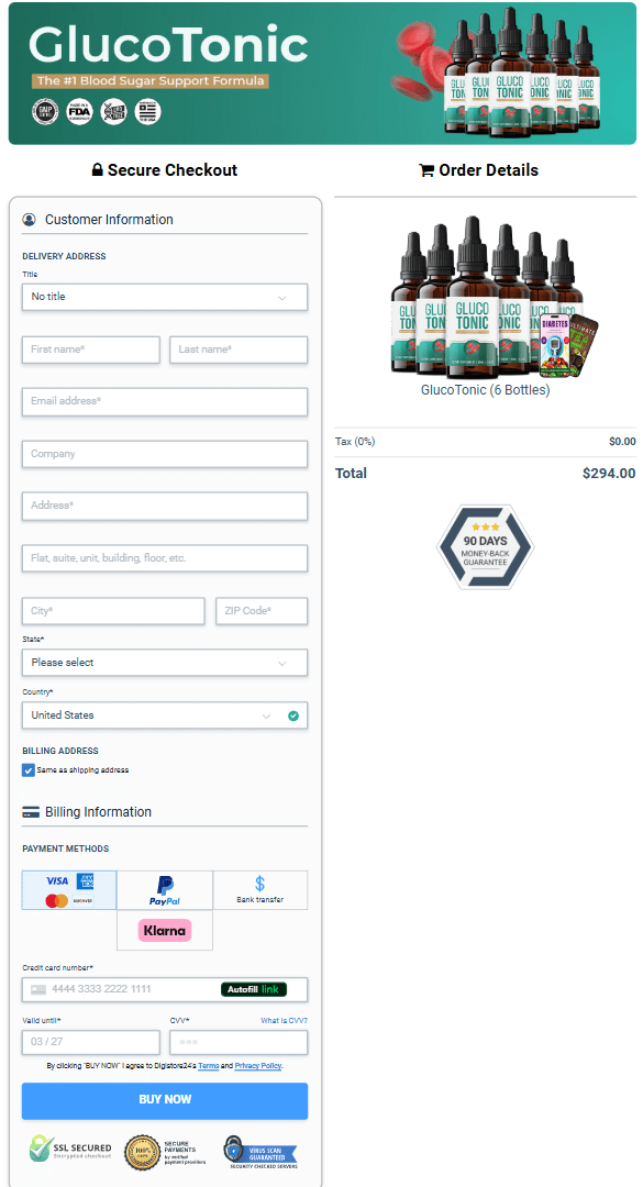 GlycoShizen order page